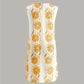 Dames Casual Mouwloze Jurk met Bloemenprint