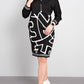 💖Slim-fit casual damesjurk met rits en print