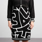 💖Slim-fit casual damesjurk met rits en print