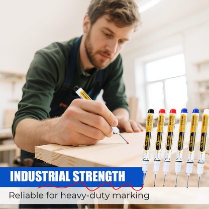 ✍️ Ultra-Fijne Precisiepunt Olie-Marker – Ultra-Sneldrogend, Vlekvrij en Permanent voor Detailwerk en Hobby 🛠️💎