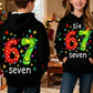 🎅"67" hoodie voor kinderen – Zacht, trendy en geïnspireerd door de virale meme 🎮👕
