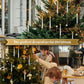 Kerstboom LED Kaarsen met Transparante Kristallen Bal Haak