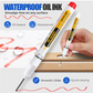 ✍️ Ultra-Fijne Precisiepunt Olie-Marker – Ultra-Sneldrogend, Vlekvrij en Permanent voor Detailwerk en Hobby 🛠️💎