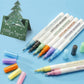 Omlijnde Markeerstiften Set (8 Kleuren)