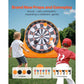 Gigantisch Opblaasbaar Voetbaldartbord - Inclusief 2 Ballen & Pomp - Binnen 3 min. Opgezet - Ideaal voor de Tuin