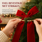 Grote fluwelen kerststrikken