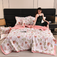 🛏Bestsellers 2025🔥4-delige verkoelende en ademende lakenset met bloemenmotief (🚀55% korting)