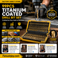 🔧 Fabrieksuitverkoop - 99-delige Titanium Boorset