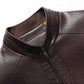 🔥45% KORTING — Heren leren jas met pluche voering | Warm cadeau voor hem