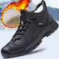 💖Wintercadeau💥Leren herensneakers met inzet van synthetisch bont