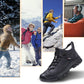 💖Wintercadeau💥Leren herensneakers met inzet van synthetisch bont
