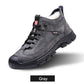 💖Wintercadeau💥Leren herensneakers met inzet van synthetisch bont