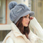 🎁Het beste cadeau voor haar 🎁👒 - dames wintermuts met korte rand🥰