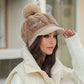 🎁Het beste cadeau voor haar 🎁👒 - dames wintermuts met korte rand🥰