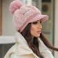 🎁Het beste cadeau voor haar 🎁👒 - dames wintermuts met korte rand🥰