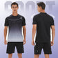 Heren-Trackpak Loose-Fit Sneldrogend Atletisch T-shirt & Korte Broek