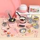 🎁[Beste cadeau voor kinderen] Real Cooking Mini Kitchen Toys voor kinderen - Set van 22 stuks🍳