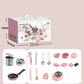 🎁[Beste cadeau voor kinderen] Real Cooking Mini Kitchen Toys voor kinderen - Set van 22 stuks🍳