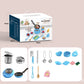 🎁[Beste cadeau voor kinderen] Real Cooking Mini Kitchen Toys voor kinderen - Set van 22 stuks🍳
