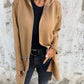 Casual Mode Lange Mouwen Rits-Hoodie Sweatshirt Jas