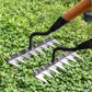 💖5/6/7/8 Tanden Carbon Staal Tuin Hark voor Onkruidverwijdering