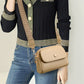 Brede Riem Flapover Schoudertas met Rits