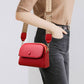 Brede Riem Flapover Schoudertas met Rits