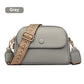 Brede Riem Flapover Schoudertas met Rits