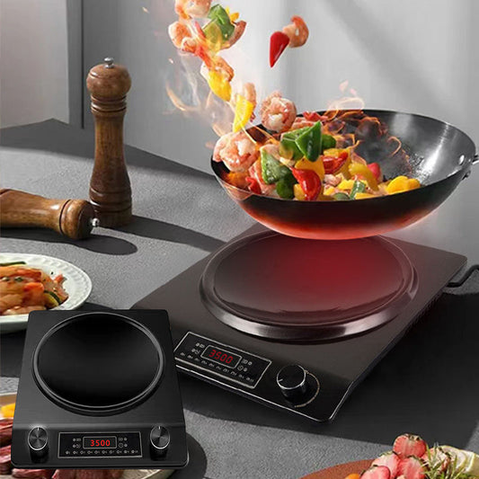 3500W concave inductiekookplaat met 10 temperatuurstanden