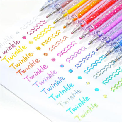 ✨ Laatste dag! 50% korting – glitter gelpennenset, 36 kleuren, schrijft soepel & droogt snel. Perfect voor journaling & creativiteit! 🎨🖊️