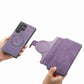 Magnetische schokbestendige telefoonhoes met afneembare kaarthouder