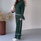🔥Nieuwe productpromotie 49% korting🔥Gebreide damesloungeset met micro-uitlopende broek