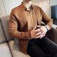Heren Casual Effen Kleur Nep 2-delige Top
