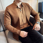 Heren Casual Effen Kleur Nep 2-delige Top