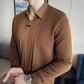 Heren Casual Effen Kleur Nep 2-delige Top