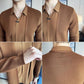 Heren Casual Effen Kleur Nep 2-delige Top