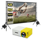 🎬 50% KORTING – Gigantisch Draagbaar Buitenbioscoop Scherm 🌟 4K HD & Verstelbare Standaard!