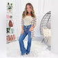 Dames Casual Hoge Taille Jeans met Zakken