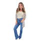 Dames Casual Hoge Taille Jeans met Zakken