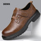 Heren Ademend Retro PU Lederen Zachte Zool Schoenen