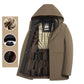 Heren Winter Thermische Dikke Parka Jas met Kap