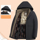 Heren Winter Thermische Dikke Parka Jas met Kap