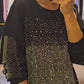 Damesmode Glanzende Oversized 2-Delige Set