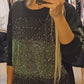 Damesmode Glanzende Oversized 2-Delige Set