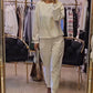 Damesmode Glanzende Oversized 2-Delige Set