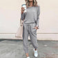 Elegante dames tweedelige outfit: Top + Broek