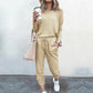 Elegante dames tweedelige outfit: Top + Broek
