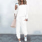 Elegante dames tweedelige outfit: Top + Broek