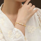 Damesarmband van Bamboe met Ketting