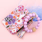 👜Dames Boho Stijl Kaart Tas met Kralen Armband en Sleutelhanger Kwast🛍️